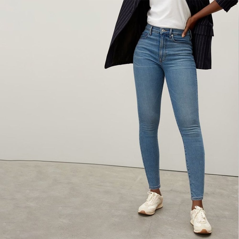 EVERLANE‎ The Authentic Stretch High-Rise Skinny Jean Sz 26R